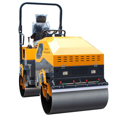 16L capacidade do tanque de combustível HQ-YL1200 3 toneladas compactador de rolos vibratório com motor Kubota