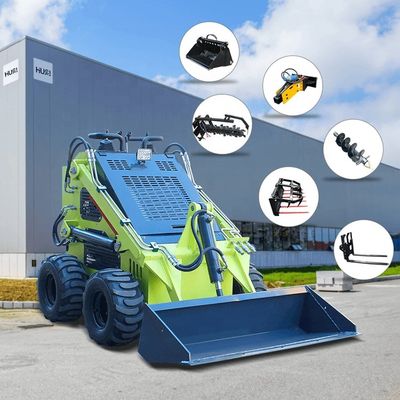 Mercado da Europa Mini carregador de direção deslizante com grande momento de carga e cilindro hidráulico HQ