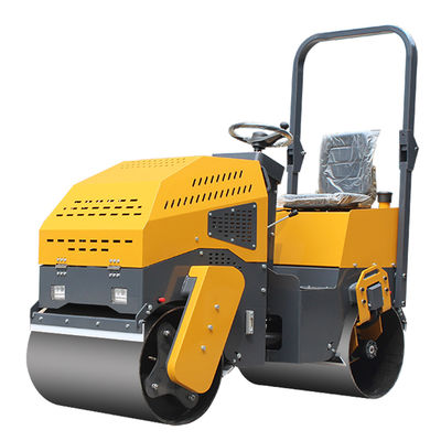 Duplo tambor 3000kg Roller totalmente hidráulico A máquina ideal para construção vibratória