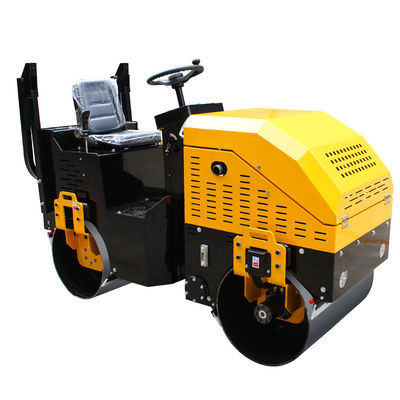 Máquina rodoviária 2000kg 3000kg 2tons 3tons Roller de estrada articulado mecânico com tambor duplo