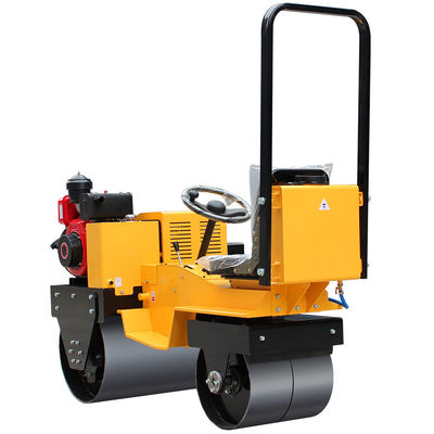 530 mm de diâmetro de tambor Mini Roller de estrada de tambor duplo para compactação rápida e eficaz