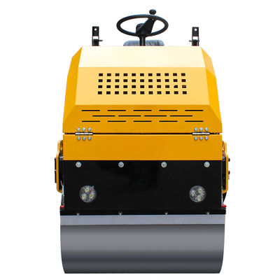 18.6 kW Gasolina Hidráulica Vibrante Tandem Asfalto Compactor Rodas Roller para 1-5 toneladas