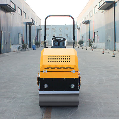 18.6 kW Gasolina Hidráulica Vibrante Tandem Asfalto Compactor Rodas Roller para 1-5 toneladas