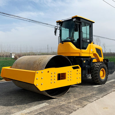 Compactor de terra de aço de rolos vibratórios de 8 toneladas com 1