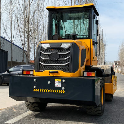 Compactor de terra de aço de rolos vibratórios de 8 toneladas com 1