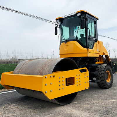CHANGCHAI Roller de estrada vibratório autopropulsado de 6 toneladas com velocidade continuamente variável