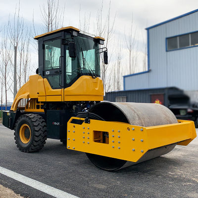 CHANGCHAI Roller de estrada vibratório autopropulsado de 6 toneladas com velocidade continuamente variável