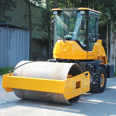 CHANGCHAI Roller de estrada vibratório autopropulsado de 6 toneladas com velocidade continuamente variável