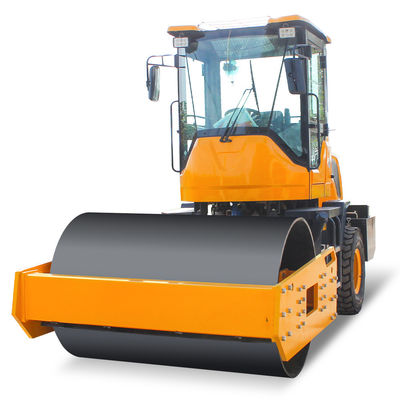 5000kg 6000kg Roller vibratório de estrada com tambor duplo e força excitante de 100KN