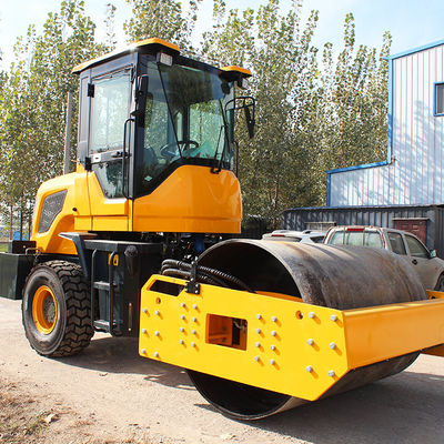 Sistema de travagem Disco Air Cap Oil Brake Single Drum Vibration Rollers 5ton Road Rollers