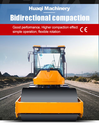Compactor de estrada de tambor único de 5 toneladas 10 toneladas 12 toneladas 14 toneladas 16 toneladas Roller de estrada com 88W