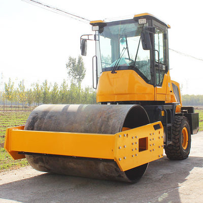 4450*1680*2750mm Mini Road Roller Compactor com controlo hidráulico Certificado ISO
