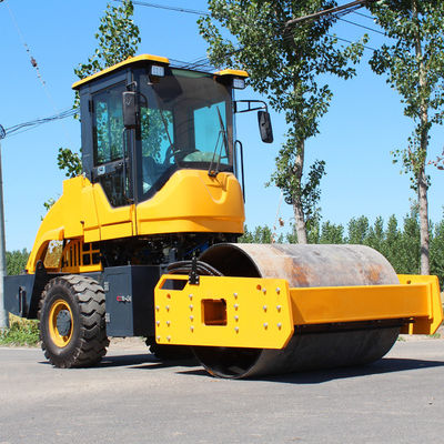 4450*1680*2750mm Mini Road Roller Compactor com controlo hidráulico Certificado ISO