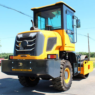 80KN Exciting Force Disc Air Cap Oil Brake Road Roller para Engenharia de Construção