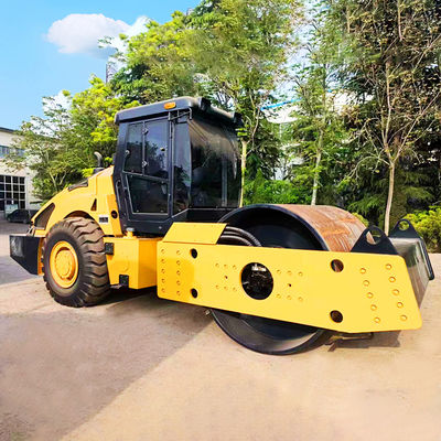 Sistema totalmente hidráulico Duplo tambor único Vibração Rodoviária Roller Ride para compactação da estrada