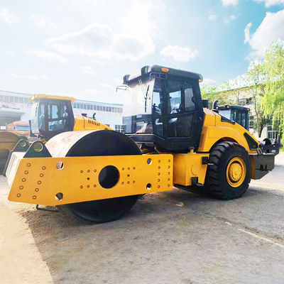 Sistema totalmente hidráulico Duplo tambor único Vibração Rodoviária Roller Ride para compactação da estrada