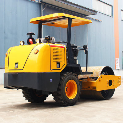 3.5 Toneladas Rolante rodoviário de tambor único Rolante compactador Vibração hidráulica Rolante de solo vibratório