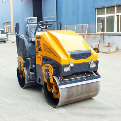 Compactor de rolos de tambor duplo de 1t 2t 3t 4t 6t 8t 10t com válvula hidráulica HYDAC