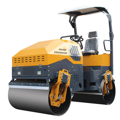 Vibração hidráulica de dupla vibração 70Hz Roller de estrada para compactação de asfalto liso