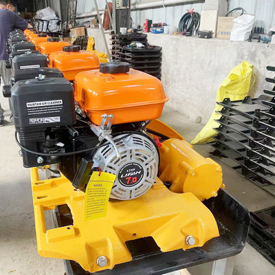 5.5-6.5HP Motor a gasolina/motor a diesel compactador de placas portátil para obras de construção