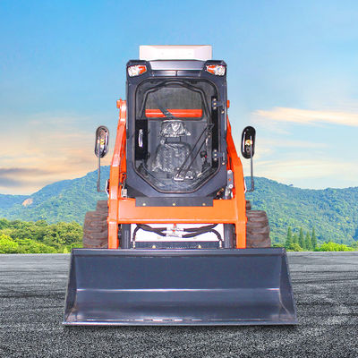 Super Power Electric Mini Skid Steer Loader Compacto Skid Steer Loader Mini Loader Frente